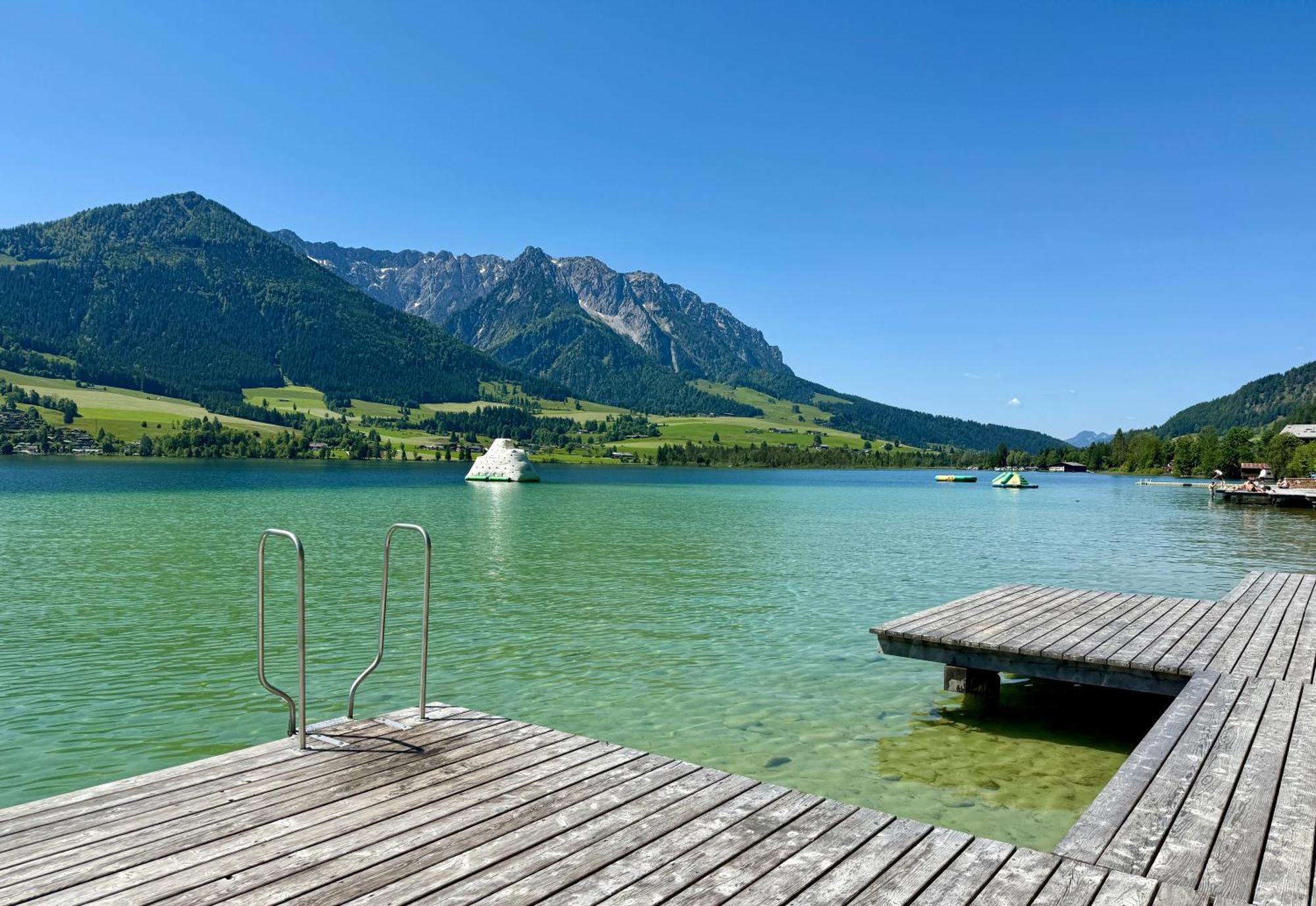 Apartment Liebelei Am See - Traumblick Aufs Kaisergebirge - Nur Ein Katzensprung Zum See Walchsee Eksteriør bilde
